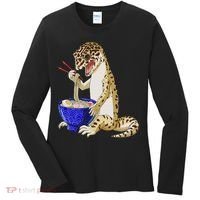 Funny Japanese Kawaii Ramen Reptile Leopard Gecko Women's Long Sleeve Shirt thumb 0