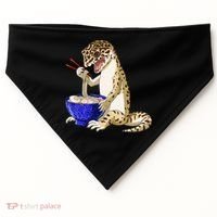 Funny Japanese Kawaii Ra Reptile Leopard Gecko Gift USA-Made Doggie Bandana thumb 0
