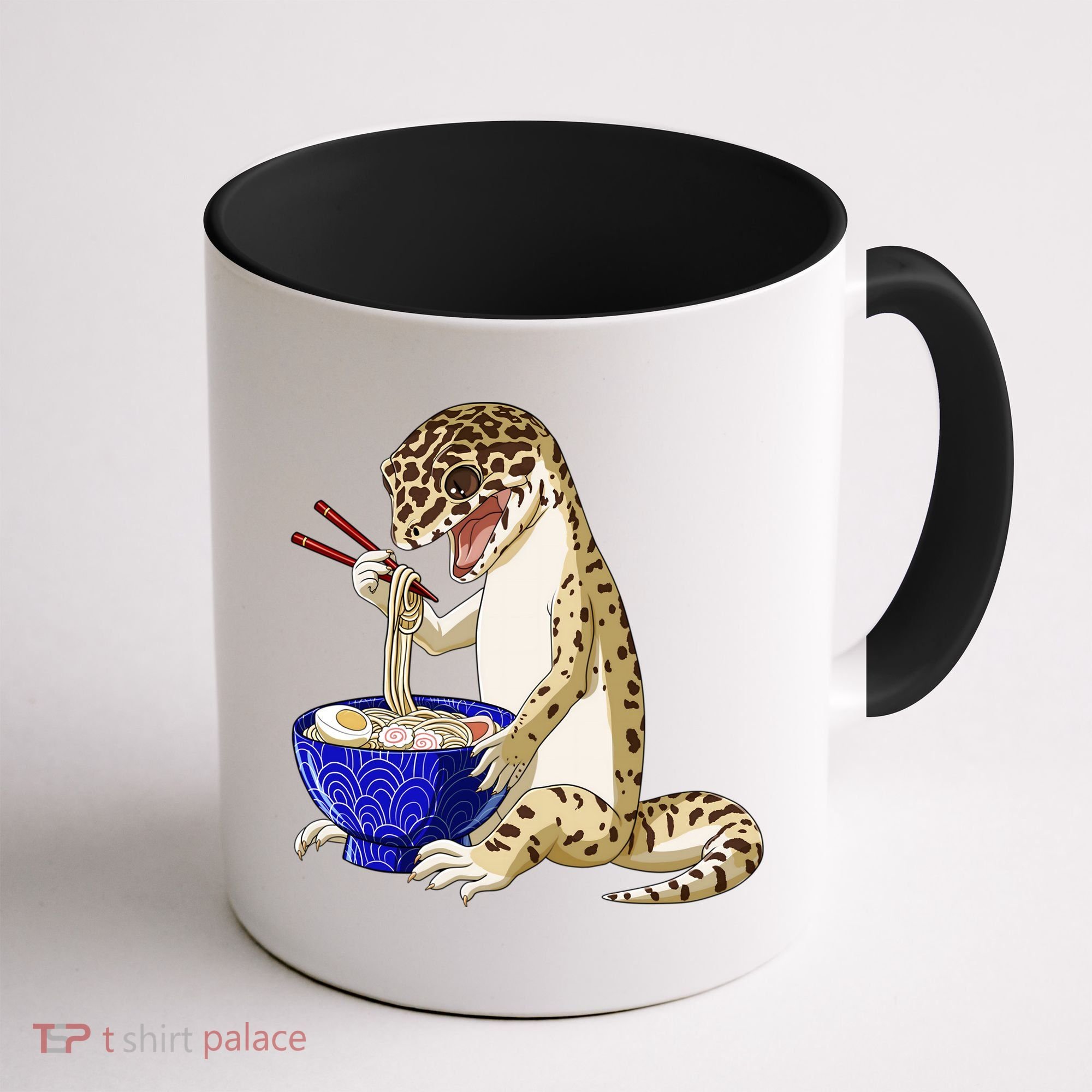 Funny Japanese Kawaii Ra Reptile Leopard Gecko Gift Coffee Mug