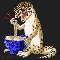 Funny Japanese Kawaii Ra Reptile Leopard Gecko Gift Beanie thumb 2