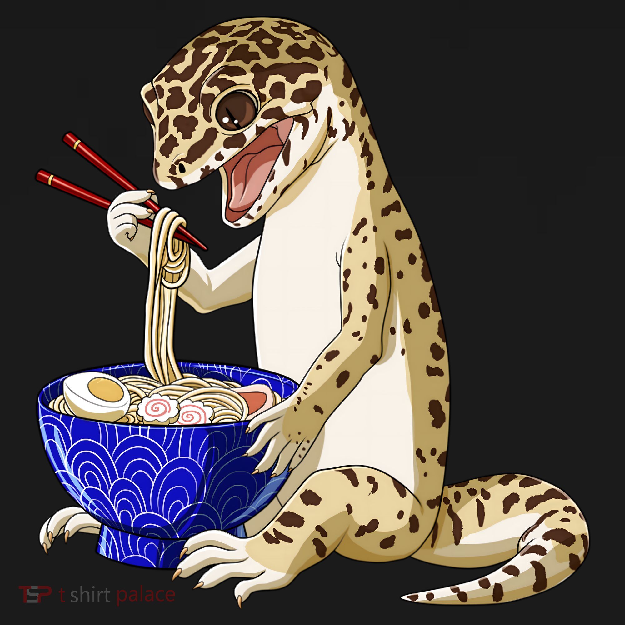Funny Japanese Kawaii Ra Reptile Leopard Gecko Gift Women's Hoodie