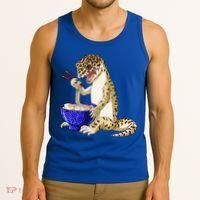 Funny Japanese Kawaii Ra Reptile Leopard Gecko Gift Tank Top thumb 3