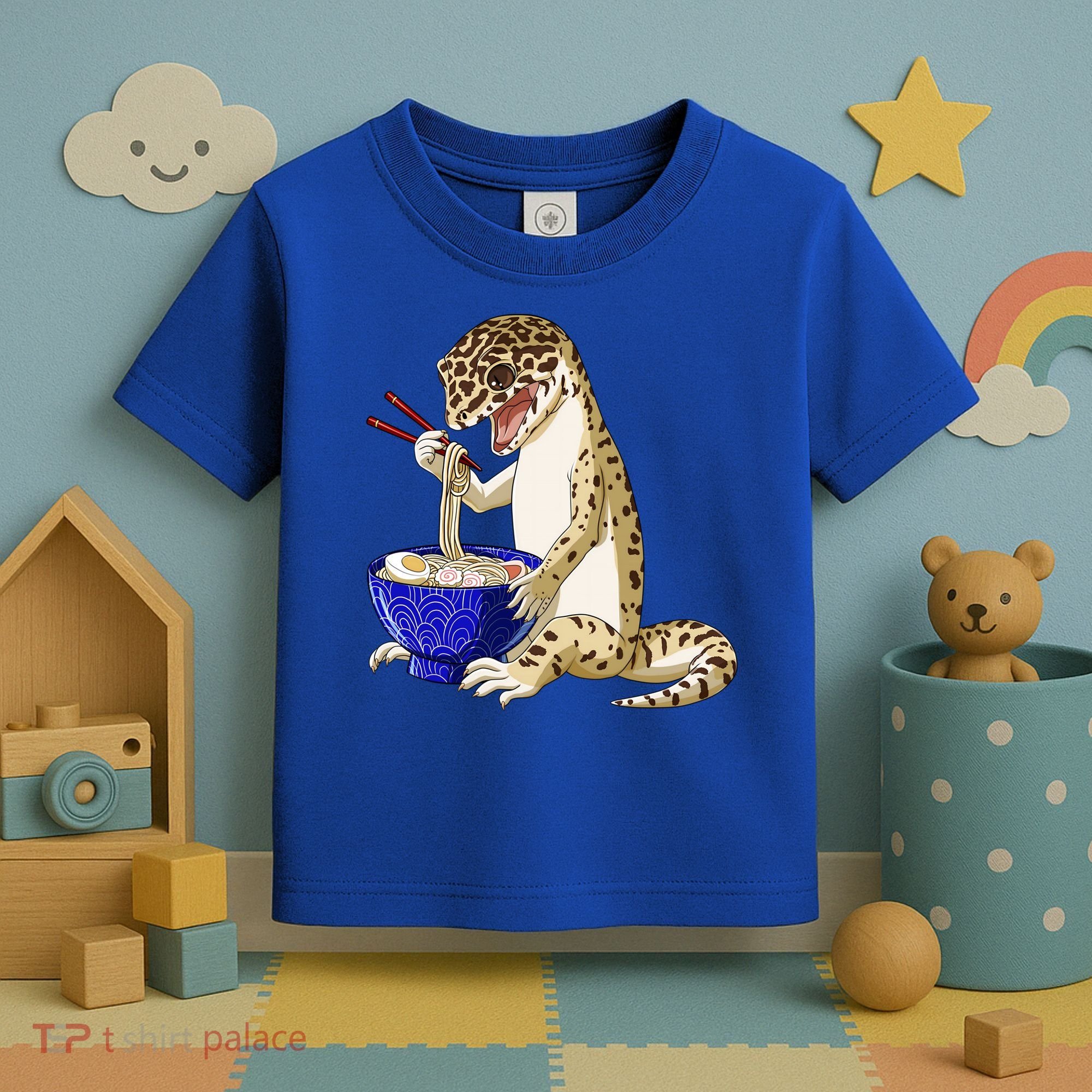 Funny Japanese Kawaii Ra Reptile Leopard Gecko Gift Toddler T-Shirt