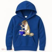 Funny Japanese Kawaii Ra Reptile Leopard Gecko Gift Kids Hoodie thumb 0