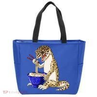 Funny Japanese Kawaii Ra Reptile Leopard Gecko Gift Tote Bag thumb 0