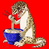 Funny Japanese Kawaii Ra Reptile Leopard Gecko Gift Santa Hat thumb 1