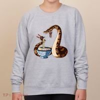 Funny Japanese Kawaii Ramen Snake Cute Ball Python Women's Sweatshirt thumb 0