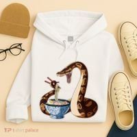 Funny Japanese Kawaii Ramen Snake Cute Ball Python Hoodie thumb 4