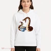 Funny Japanese Kawaii Ramen Snake Cute Ball Python Hoodie thumb 5