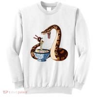Funny Japanese Kawaii Ramen Snake Cute Ball Python Sweatshirt thumb 0