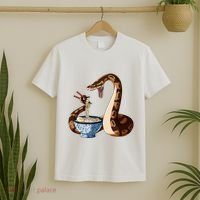 Funny Japanese Kawaii Ramen Snake Cute Ball Python T-Shirt thumb 2