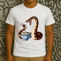 Funny Japanese Kawaii Ramen Snake Cute Ball Python T-Shirt thumb 3