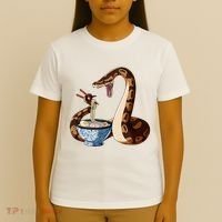Funny Japanese Kawaii Ramen Snake Cute Ball Python T-Shirt thumb 4