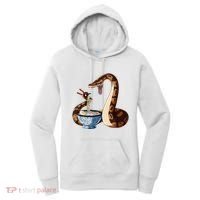 Funny Japanese Kawaii Ramen Snake Cute Ball Python Women's Hoodie thumb 0