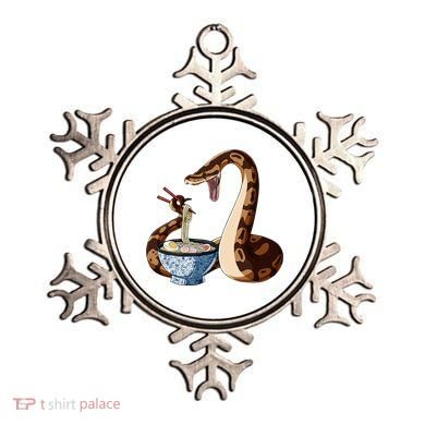 Funny Japanese Kawaii Ramen Snake Cute Ball Python Ornament