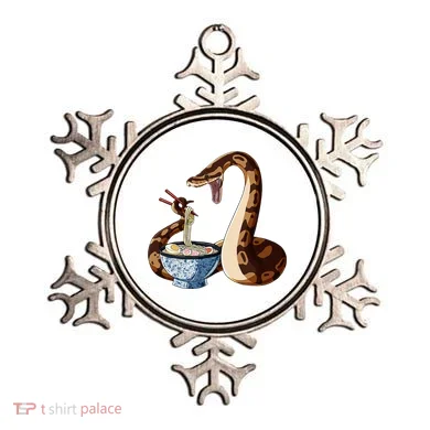 Funny Japanese Kawaii Ramen Snake Cute Ball Python Ornament