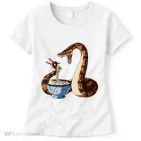 Funny Japanese Kawaii Ramen Snake Cute Ball Python Women's T-Shirt thumb 0