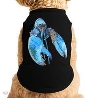 Funny Jumpscare Lobster Meme Blue Crustacean Doggie Tank thumb 0