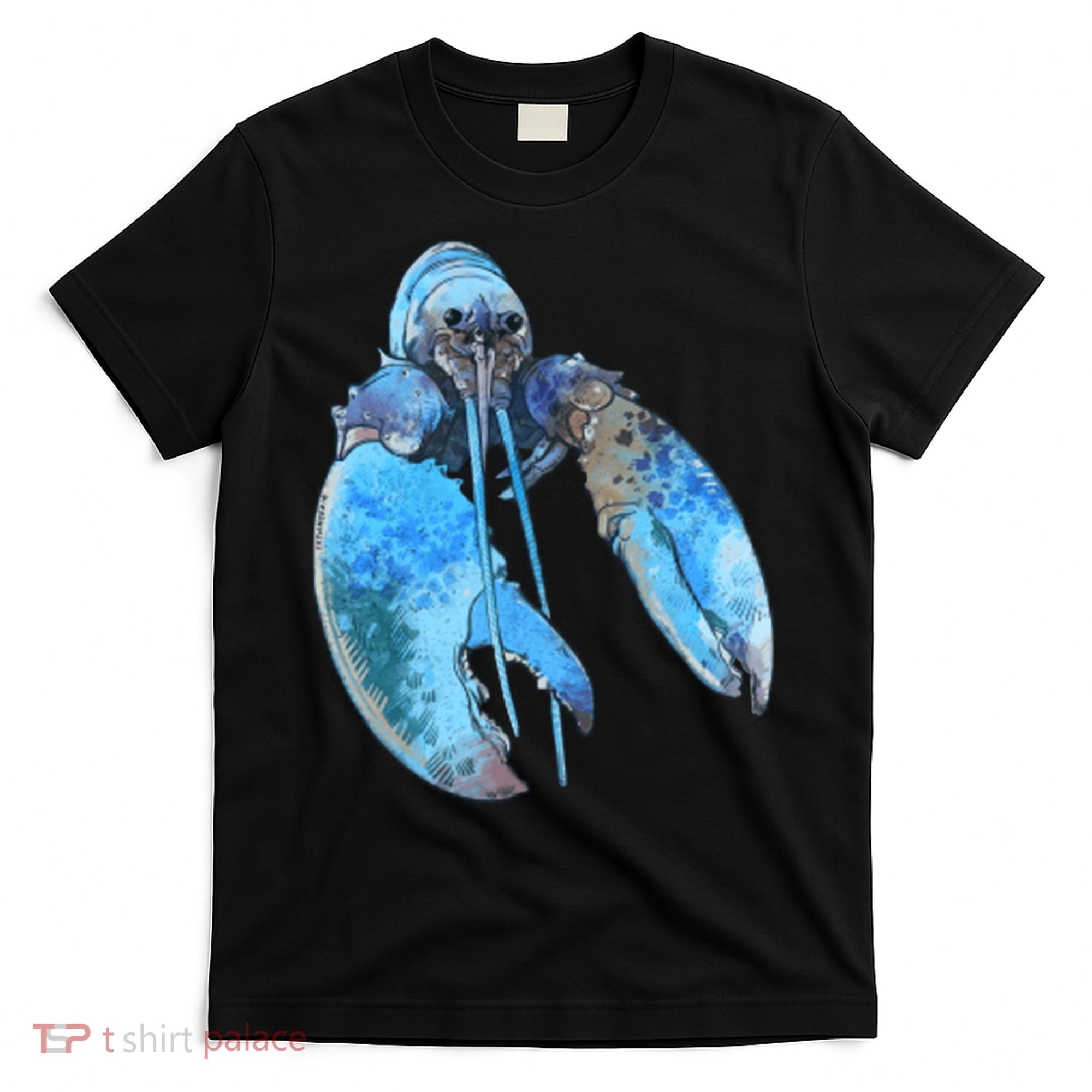 Funny Jumpscare Lobster Meme Blue Crustacean T-Shirt