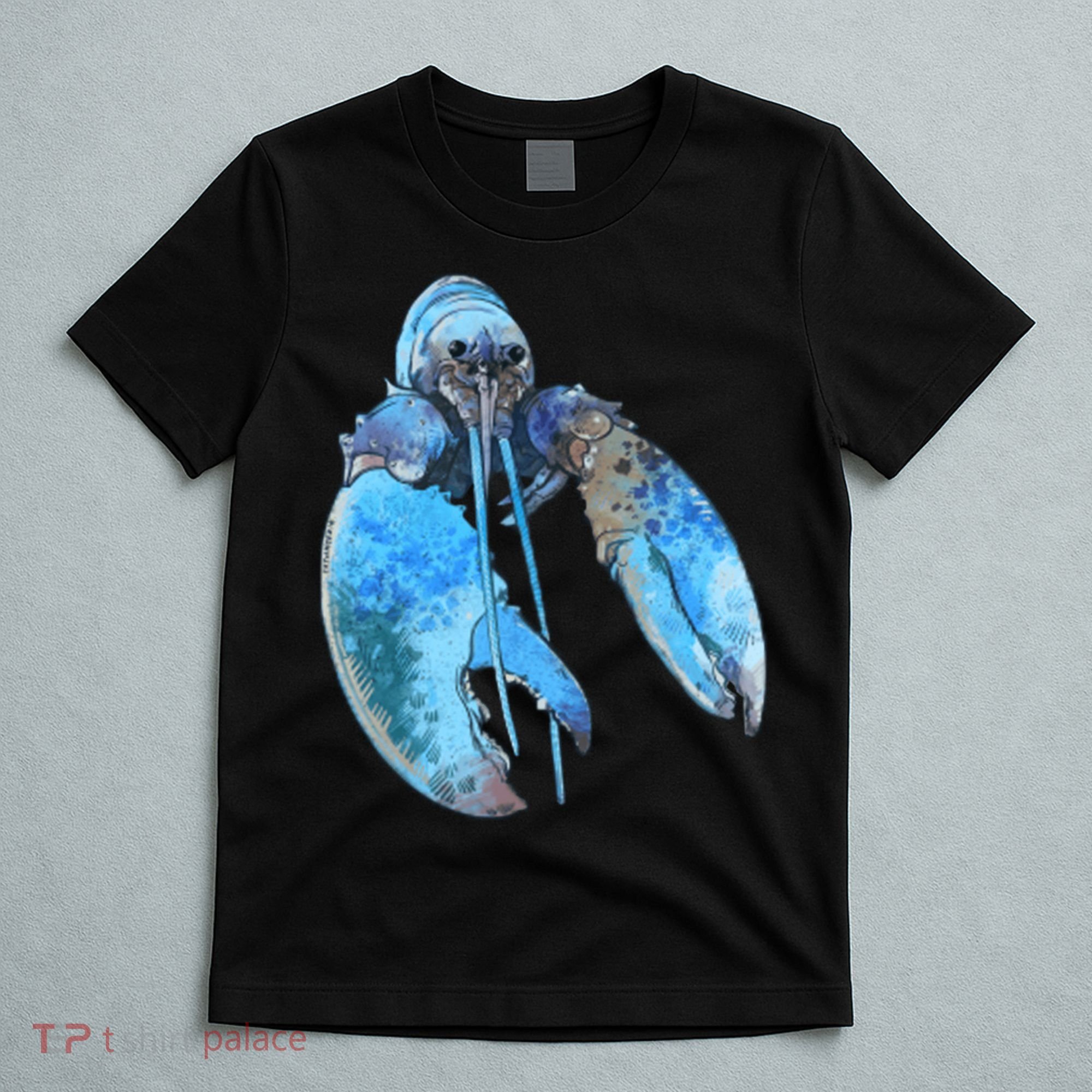 Funny Jumpscare Lobster Meme Blue Crustacean T-Shirt