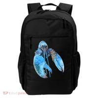 Funny Jumpscare Lobster Meme Blue Crustacean Backpack thumb 0