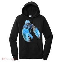 Funny Jumpscare Lobster Meme Blue Crustacean Women's Hoodie thumb 0