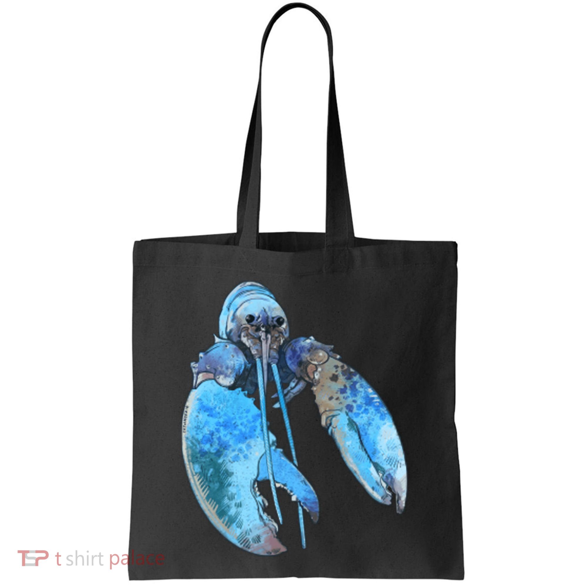 Funny Jumpscare Lobster Meme Blue Crustacean Tote Bag