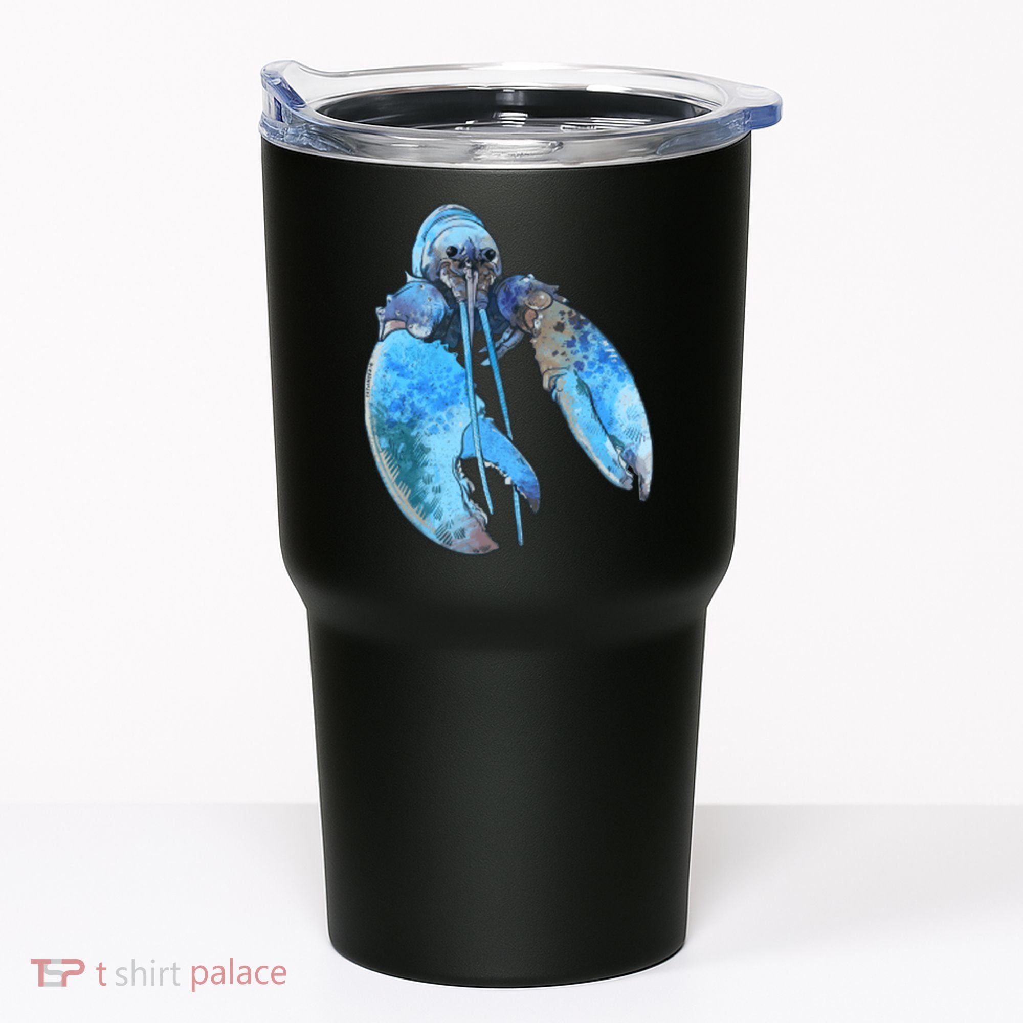 Funny Jumpscare Lobster Meme Blue Crustacean Tumbler