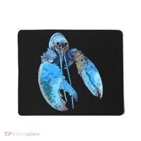 Funny Jumpscare Lobster Meme Blue Crustacean Mousepad thumb 0