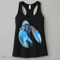 Funny Jumpscare Lobster Meme Blue Crustacean Women's Tank Top thumb 3