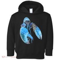 Funny Jumpscare Lobster Meme Blue Crustacean Toddler Hoodie thumb 0