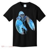 Funny Jumpscare Lobster Meme Blue Crustacean Kids T-Shirt thumb 0