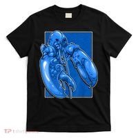 Funny Jumpscare Lobster Meme Blue Crustacean T-Shirt thumb 0