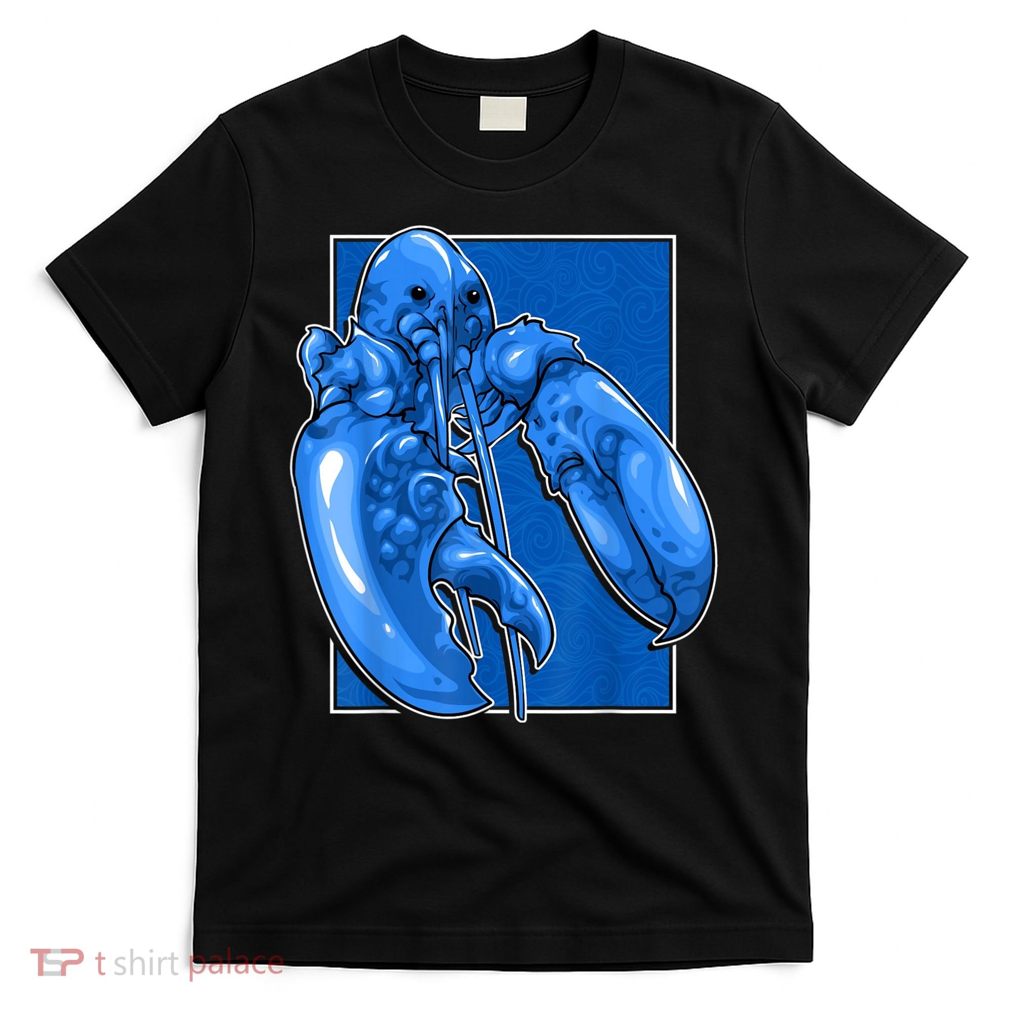Funny Jumpscare Lobster Meme Blue Crustacean T-Shirt