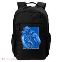 Funny Jumpscare Lobster Meme Blue Crustacean Backpack thumb 0