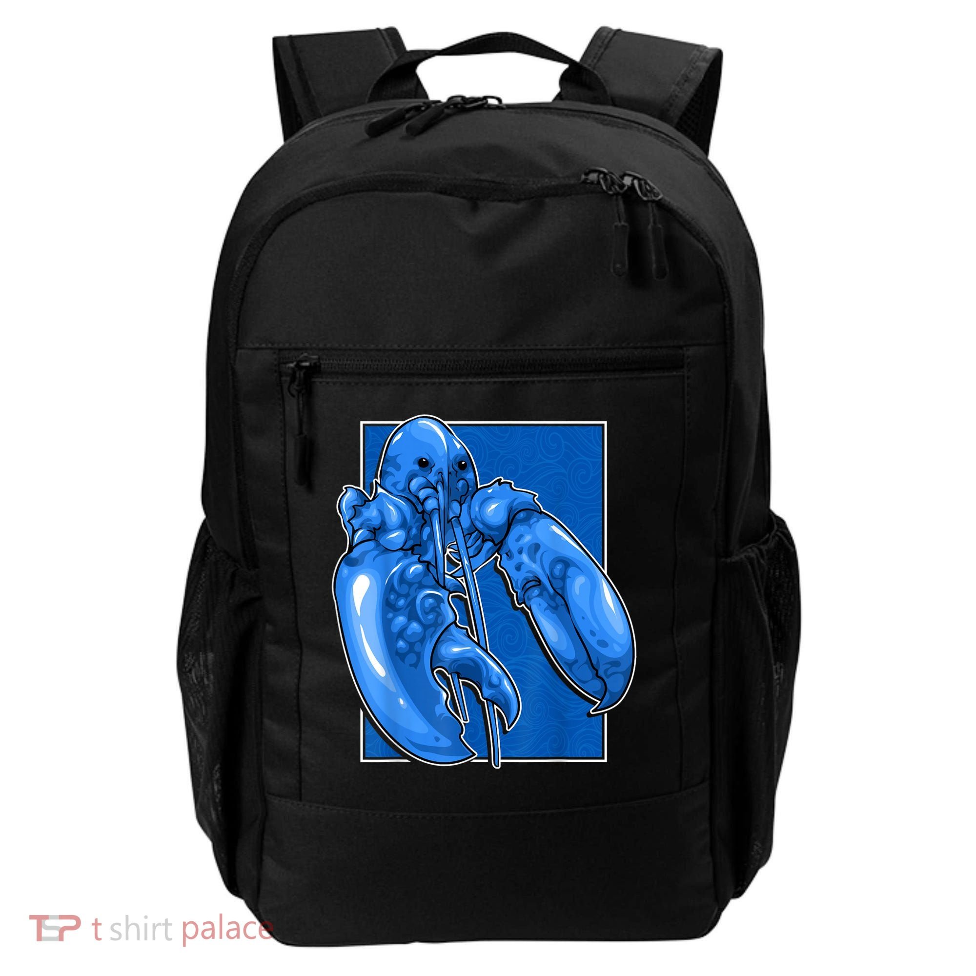 Funny Jumpscare Lobster Meme Blue Crustacean Backpack