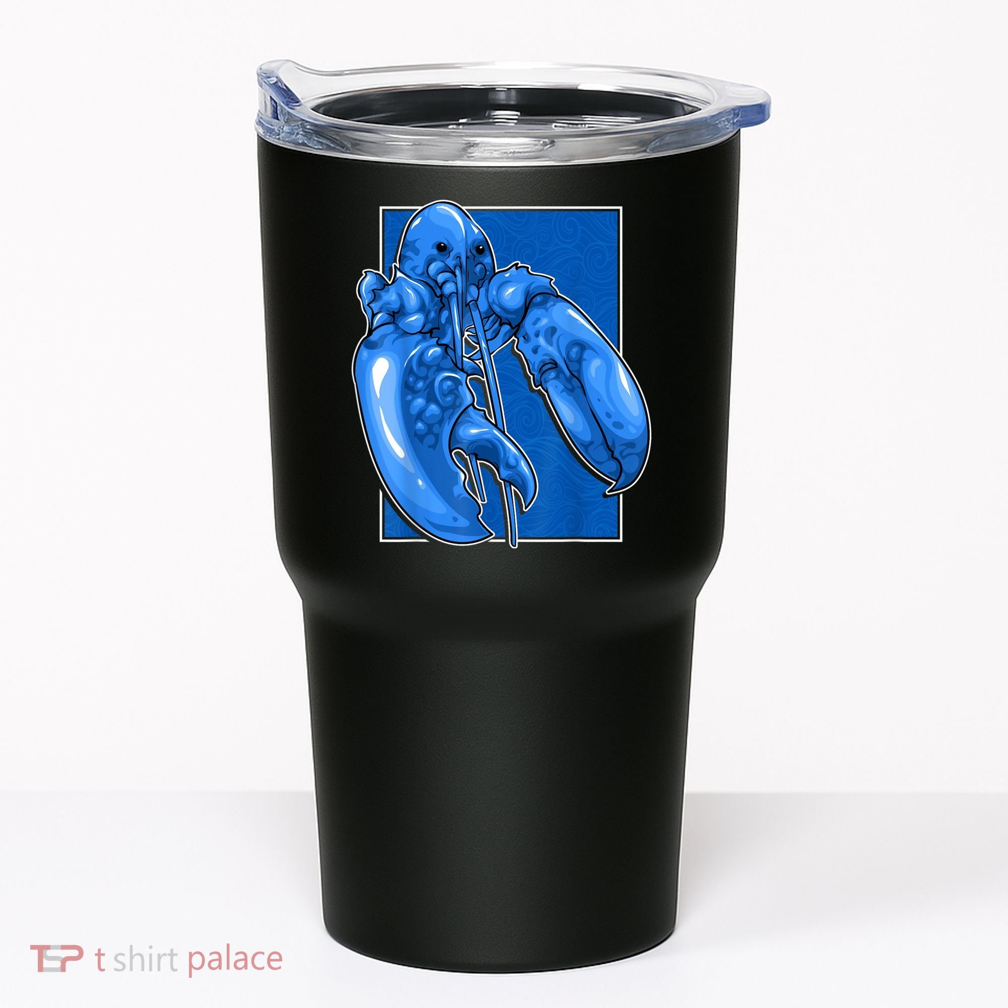 Funny Jumpscare Lobster Meme Blue Crustacean Tumbler