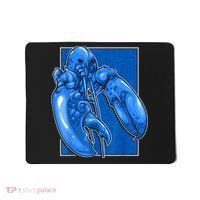 Funny Jumpscare Lobster Meme Blue Crustacean Mousepad thumb 0