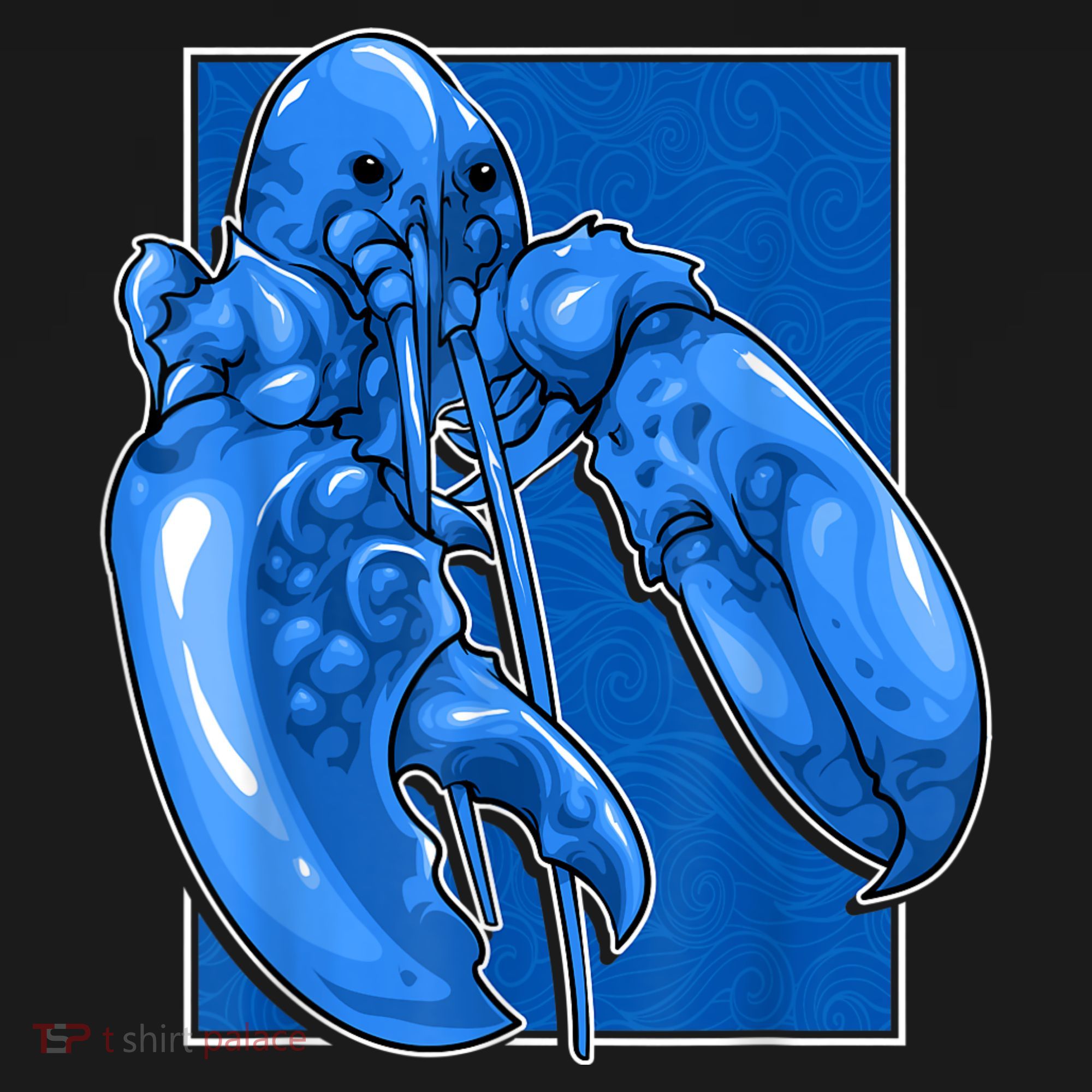 Funny Jumpscare Lobster Meme Blue Crustacean Toddler Hoodie