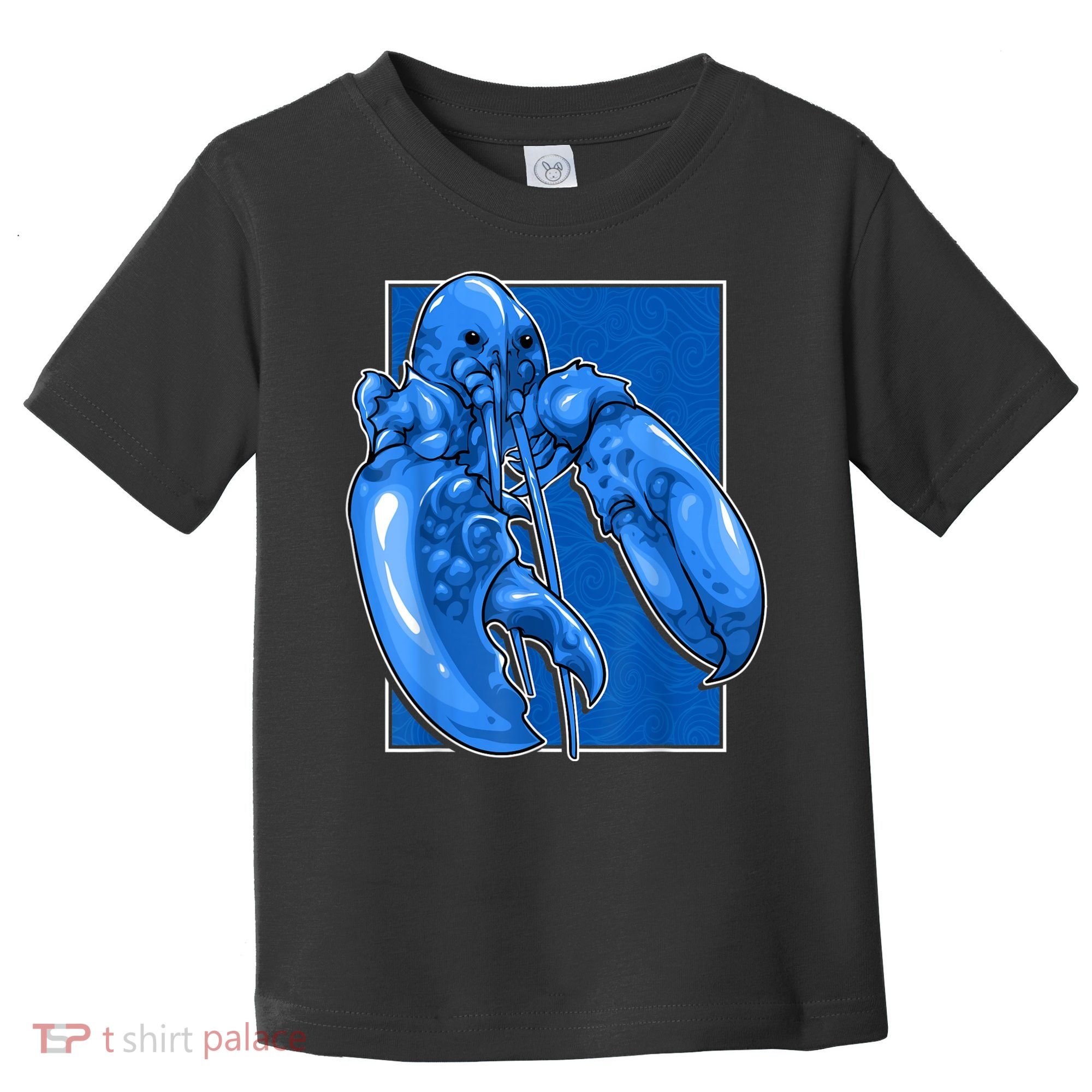 Funny Jumpscare Lobster Meme Blue Crustacean Toddler T-Shirt