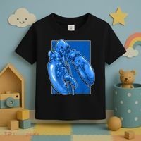 Funny Jumpscare Lobster Meme Blue Crustacean Toddler T-Shirt thumb 3