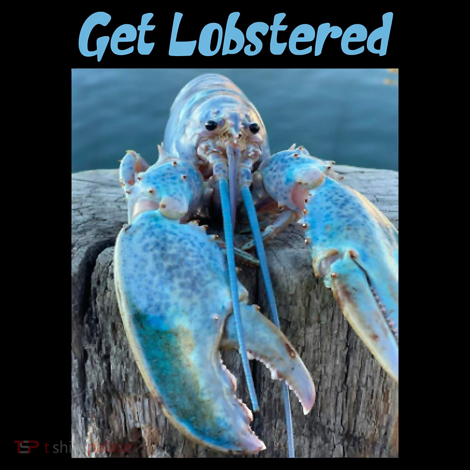 Funny Jumpscare Lobster Meme Blue Crustacean Coffee Mug