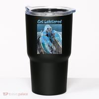 Funny Jumpscare Lobster Meme Blue Crustacean Tumbler thumb 0