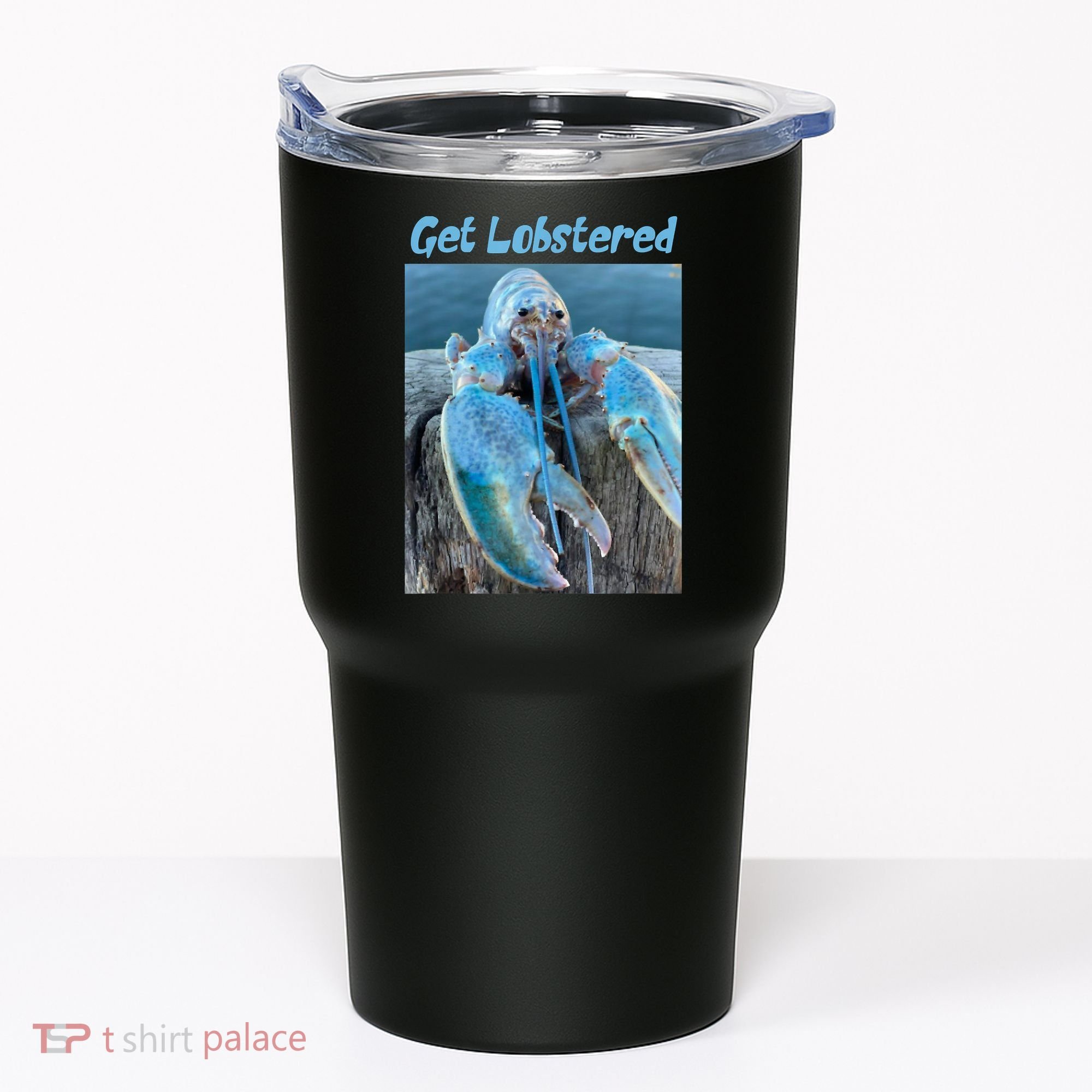 Funny Jumpscare Lobster Meme Blue Crustacean Tumbler