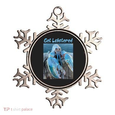 Funny Jumpscare Lobster Meme Blue Crustacean Ornament