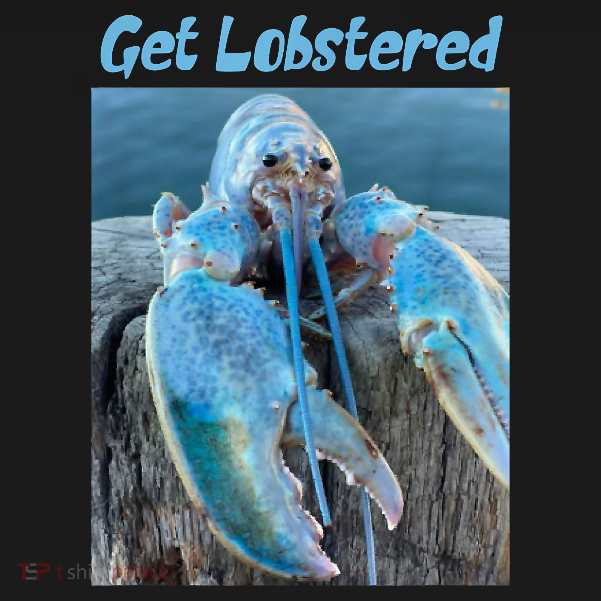Funny Jumpscare Lobster Meme Blue Crustacean Women's Tank Top