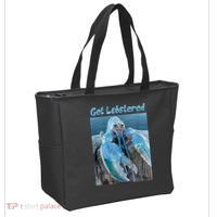 Funny Jumpscare Lobster Meme Blue Crustacean Tote Bag thumb 2