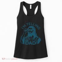 Funny Jesus Meme IM Telling Dad Jesus Christian Women's Tank Top thumb 0