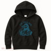 Funny Jesus Meme IM Telling Dad Jesus Christian Kids Hoodie thumb 0