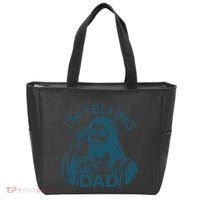 Funny Jesus Meme IM Telling Dad Jesus Christian Tote Bag thumb 0